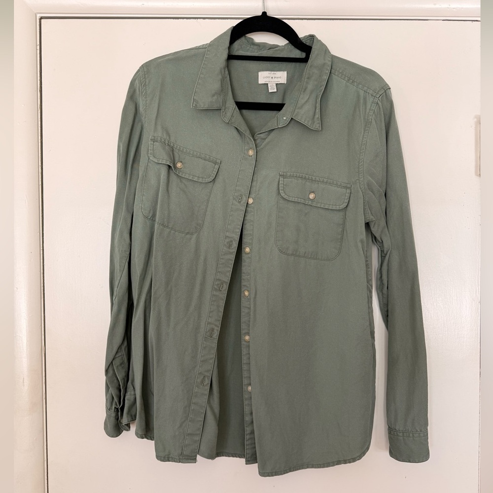 Lucky Brand Utility Shirt Sage